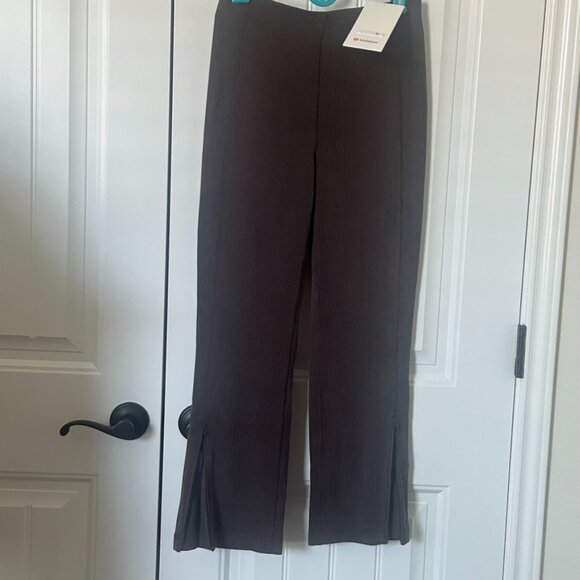 NWT Ribbed Softstreme Zip-Leg HR Crop 25" Sz 6 - Picture 7 of 9